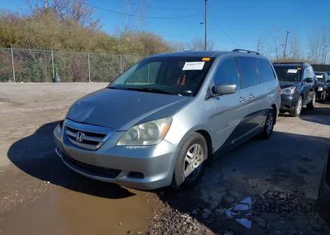 2007 Honda Odyssey Ex-L из США, поврежденный, VIN 5FNRL38717B065467